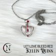 Let Love Bleed Red Holiday 2023 Vial Necklace by Kellin Quinn ~ Limited Cheap