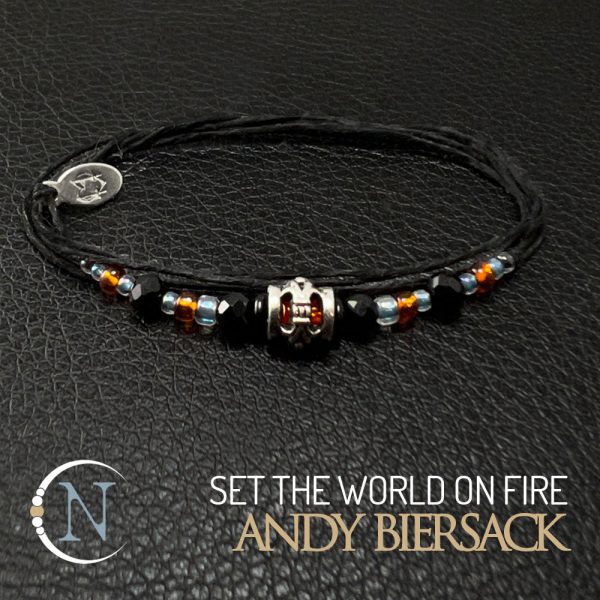 Set The World on Fire NTIO Bracelet by Andy Biersack on Sale