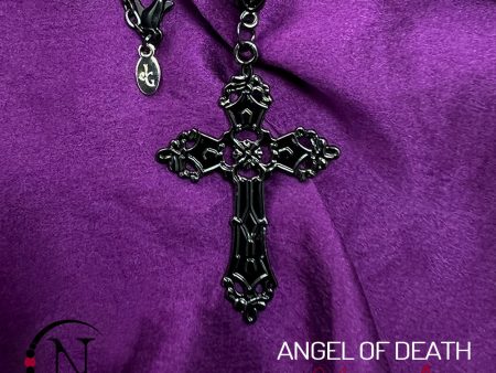 Black ~ Angel of Death NTIO Necklace by Johnnie Guilbert For Discount