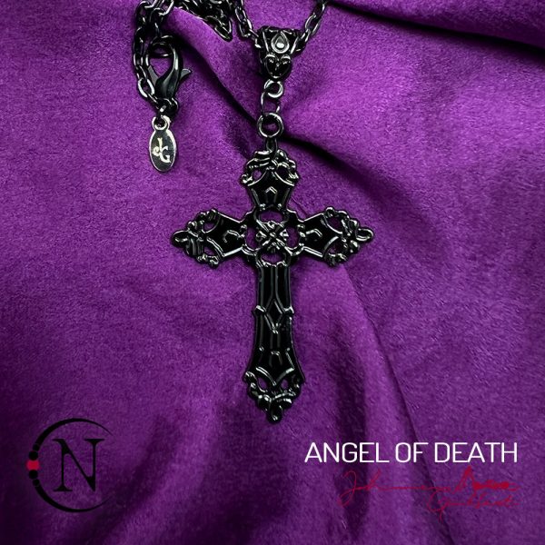 Black ~ Angel of Death NTIO Necklace by Johnnie Guilbert For Discount