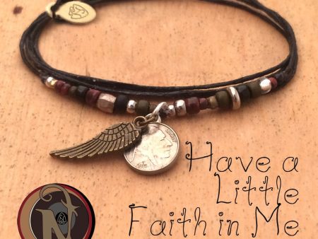 Have a Little Faith in Me Limited Edition Vintage NTIO Bracelet by Nick Santino~ Only 1 Remains Online