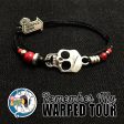 Red Remember My Warped Tour NTIO Bracelet by Vans Warped Tour Fashion