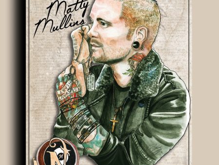 Matty Mullins - ARTIST POSTER by XOBillie Online now