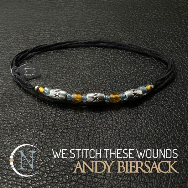 We Stitch These Wounds NTIO Bracelet by Andy Biersack Supply