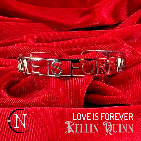 Lyric Cuff Bracelet ~ Love Is Forever by Kellin Quinn Cheap