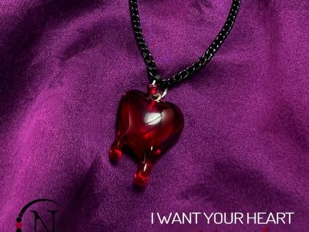 ZOMBIE Necklace ~ I Want Your Heart by Johnnie Guilbert ~ LIMITED EDITION Online Sale