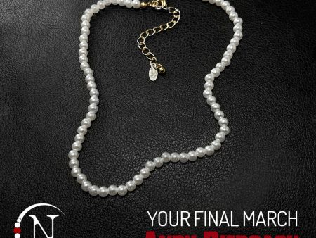 Your Final March Pearl Necklace by Andy Biersack For Sale