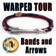 Red Bands and Arrows NTIO Bracelet by Vans Warped Tour Sale