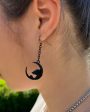 Black ~ The World is Eating Itself NTIO Earrings by Telle Smith *2 More! Supply