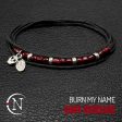 Garnet 3 Piece NTIO Bracelet Bundle by Andy Biersack Online now