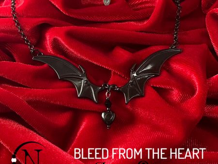 Black ~ Bleed From The Heart Holiday 2023 NTIO Choker by Andy Biersack ~ Limited Hot on Sale