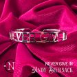 Lyric Bangle Cuff Bracelet ~ Never Give In by Andy Biersack Online