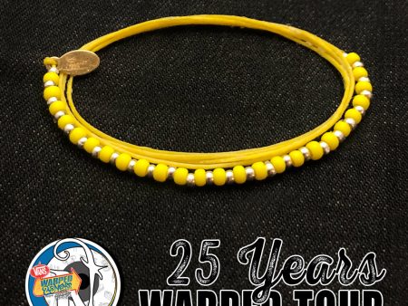 Yellow 25 Years NTIO Bracelet by Vans Warped Tour Online now