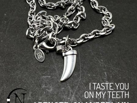 Necklace Choker ~ I Taste You On My Teeth by Spencer Chamberlain Hot on Sale