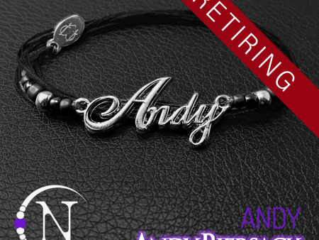 Andy ~ NTIO Nameplate Bracelet by Andy Biersack Online Sale