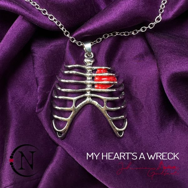 My Heart s A Wreck NTIO Necklace by Johnnie Guilbert Discount