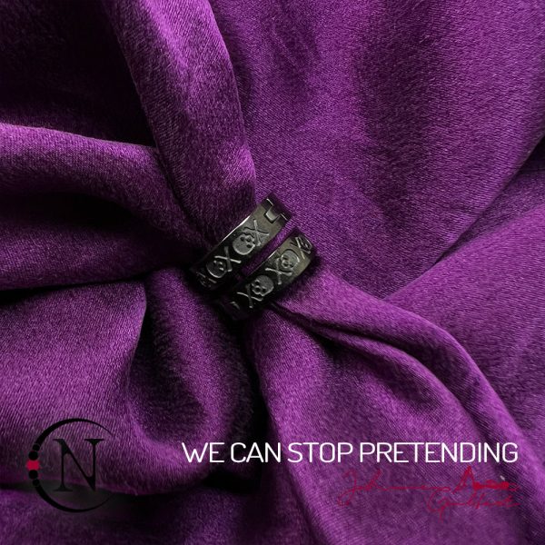 We Can Stop Pretending NTIO Earrings by Johnnie Guilbert For Sale