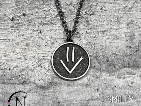 The Word Alive Smiley Necklace by Telle Smith ~ Limited Edition For Sale