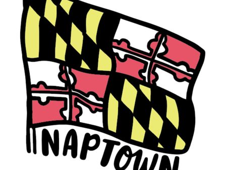 Trendy Sticker - Naptown Maryland Flag For Sale