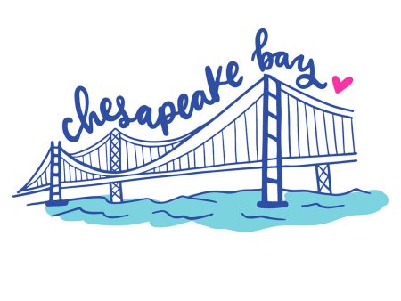 Trendy Sticker - Chesapeake Bay Bridge Hot on Sale