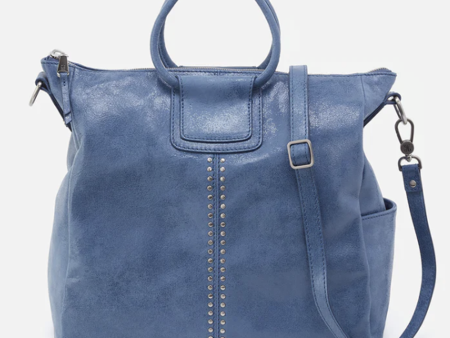 Sheila Tote Bag - Buffed Hide Azure on Sale