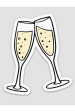 Trendy Sticker - Champagne Glasses For Discount