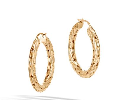 John Hardy Classic Chain Hoop Earrings Fashion