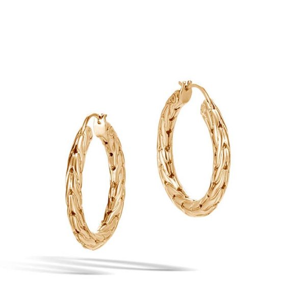 John Hardy Classic Chain Hoop Earrings Fashion