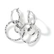 John Hardy Dot Hammered Interlink Drop Earring Hot on Sale