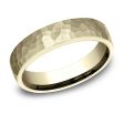 Benchmark Hammered Gold Band For Sale