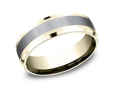 Benchmark 7mm Bevel Satin Band on Sale