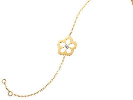 Gumuchian G. Boutique 18k Yellow Gold Diamond Daisy Bracelet Discount