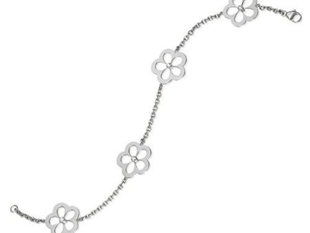 Gumuchian G. Boutique 18k White Gold Diamond Daisy Bracelet on Sale