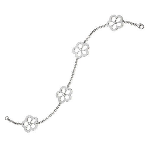 Gumuchian G. Boutique 18k White Gold Diamond Daisy Bracelet on Sale