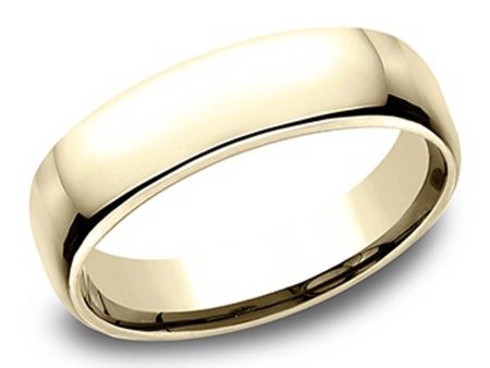 Benchmark 5.5mm Yellow Gold Bands Hot on Sale