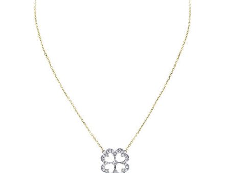 Gumuchian G. Boutique 18k Two Tone Gold Diamond Kelly Necklace Hot on Sale