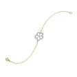 Gumuchian G. Boutique 18k Two Tone Gold Diamond Daisy Bracelet For Sale