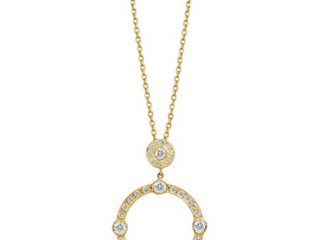 Gumuchian Carousel Motif 18k Yellow Gold Diamond Sliding Pendant For Cheap