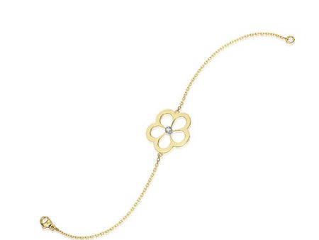 Gumuchian G. Boutique 18k Yellow Gold Diamond Daisy Bracelet For Discount