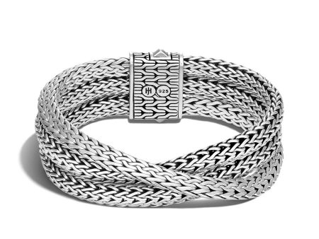 John Hardy Tiga 20MM Triple Row Bracelet Discount