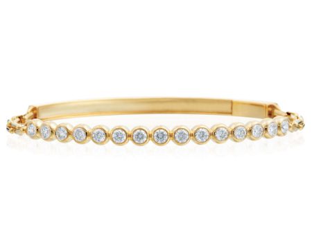 Gumuchian Moonlight 18k Yellow Gold Stiletto Diamond Bracelet Online now