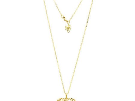 Gumuchian 18k Yellow Gold Diamond Tiny Hearts Heart Motif Pendant Online Hot Sale