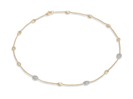 Marco Bicego Gold and Diamond Bead Necklace Online