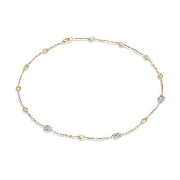 Marco Bicego Gold and Diamond Bead Necklace Online