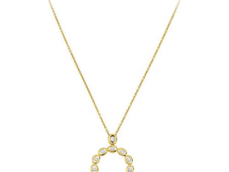 Gumuchian Oasis 18k Yellow Gold Illusion Diamond Pendant Sale