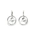 John Hardy Dot Hammered Interlink Drop Earring Hot on Sale