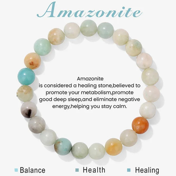 Spiritual Healing Crystal Natural Stone Bracelet-SJ002 Online now