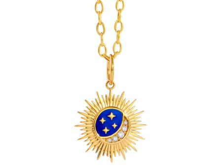 Syna Cosmic Large Moon & Stars Pendant Online Hot Sale