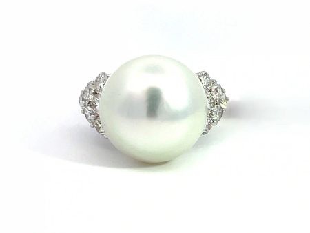 W&H Estate South Sea Pearl Ring Hot on Sale