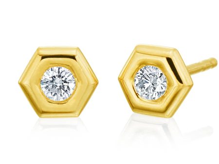 Gumuchian Diamond B Studs For Sale